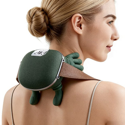 ✨ Smart Hand Neck Massager Pillow – Deep Tissue Shiatsu Massage with Heat | Portable Rechargeable Cervical & Shoulder Pain Relief Device