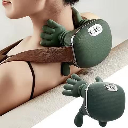 ✨ Smart Hand Neck Massager Pillow – Deep Tissue Shiatsu Massage with Heat | Portable Rechargeable Cervical & Shoulder Pain Relief Device