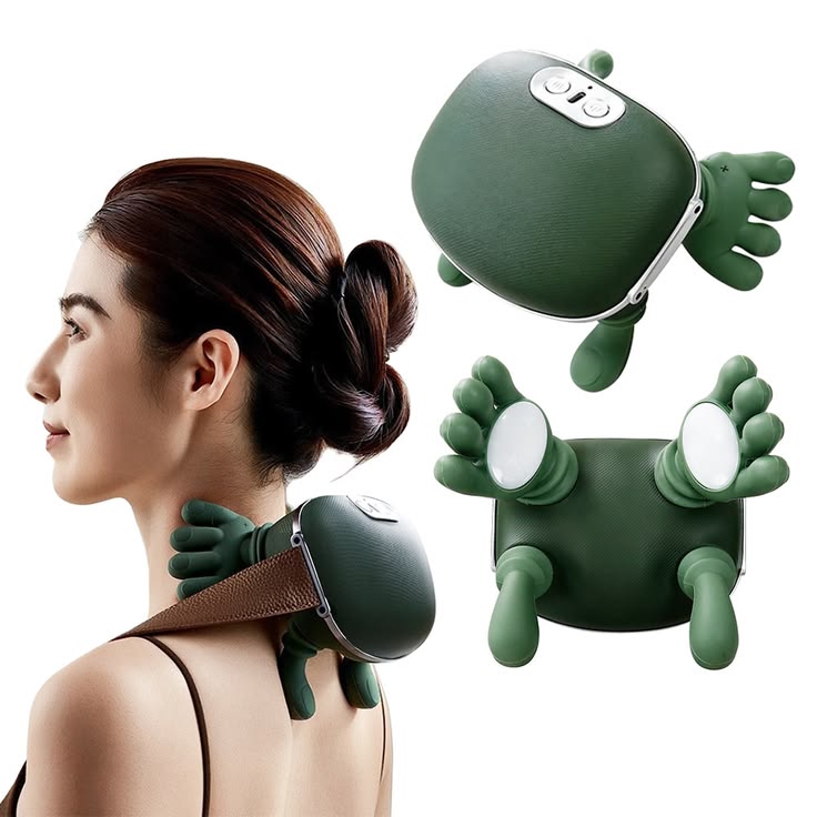 ✨ Smart Hand Neck Massager Pillow – Deep Tissue Shiatsu Massage with Heat | Portable Rechargeable Cervical & Shoulder Pain Relief Device
