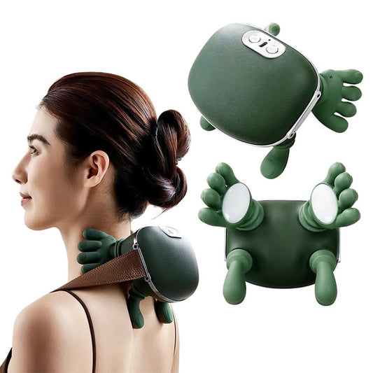 ✨ Smart Hand Neck Massager Pillow – Deep Tissue Shiatsu Massage with Heat | Portable Rechargeable Cervical & Shoulder Pain Relief Device