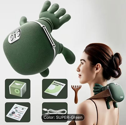 ✨ Smart Hand Neck Massager Pillow – Deep Tissue Shiatsu Massage with Heat | Portable Rechargeable Cervical & Shoulder Pain Relief Device